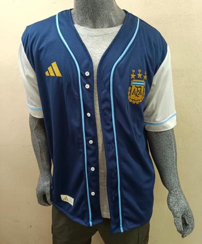  Camiseta de Beisbol Argentina    Modelo Estilo Béisbol - Miniatura 6