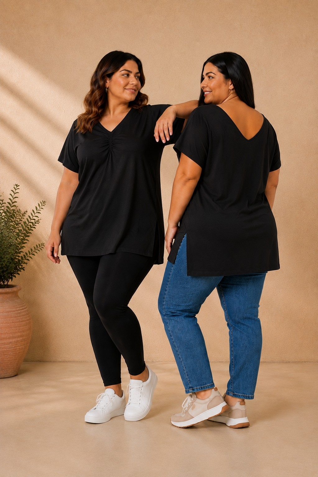 Remera con Frunce (modal Viscosa) - Imagen 3