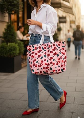 Bolso Cherry, Amplio Cartuchera / Neceser - Miniatura 2