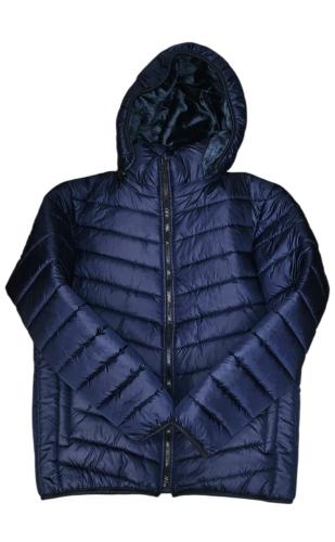 Campera de Abrigo con Piel Hombre