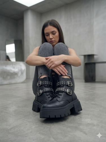 Borcego Mujer Altas con Tachas (art.paris) - Miniatura 3