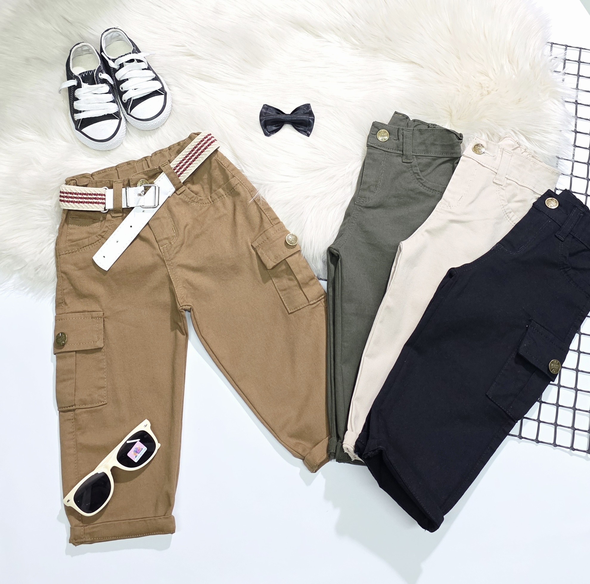 Pantalón Baggy Cargo Bebe - Imagen 2