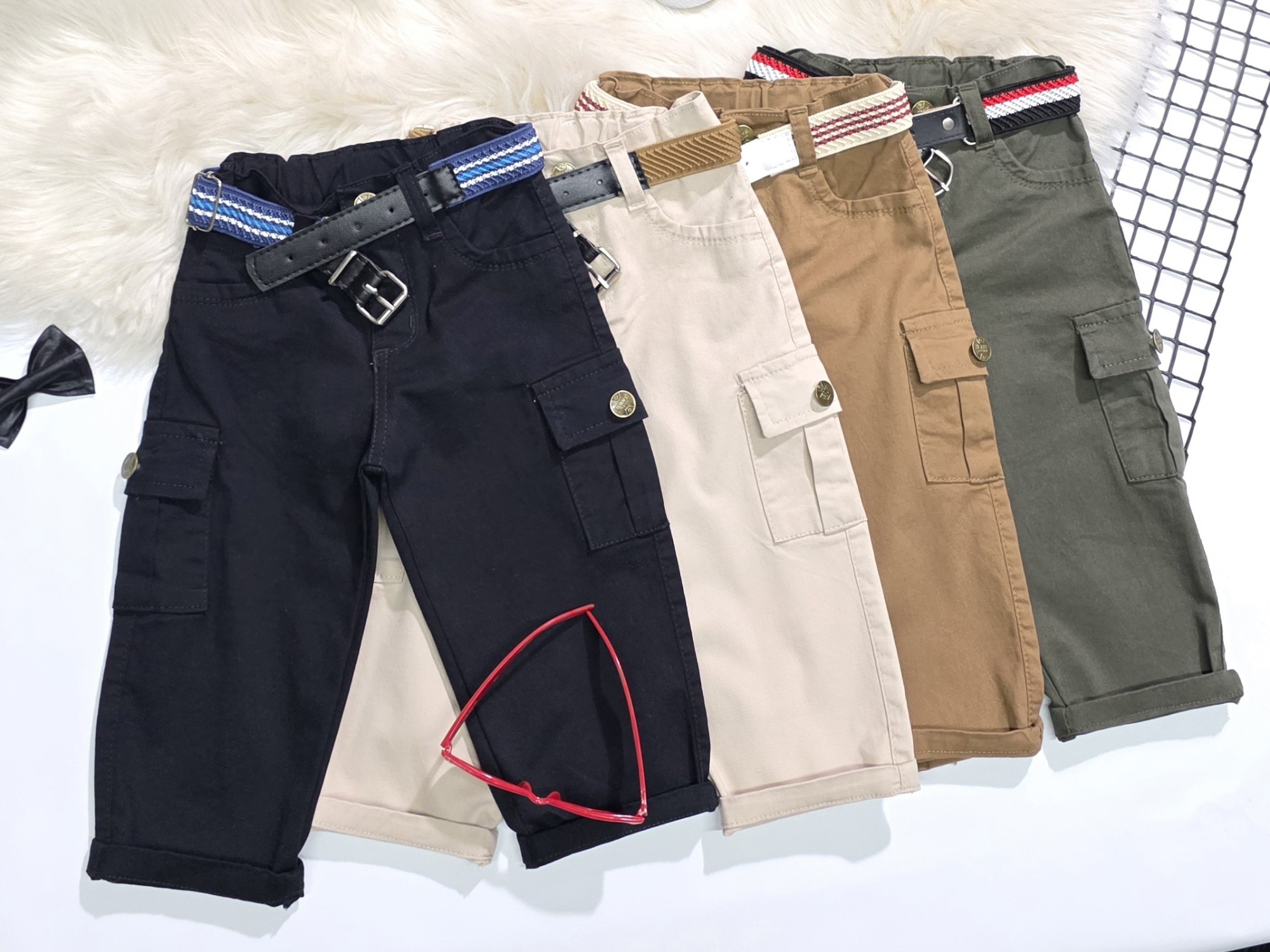 Pantalón Baggy Cargo Bebe - Imagen 4