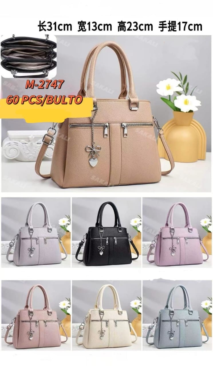 Cartera Mediana de Cuero Pu Excelente Calidad . - Imagen 1
