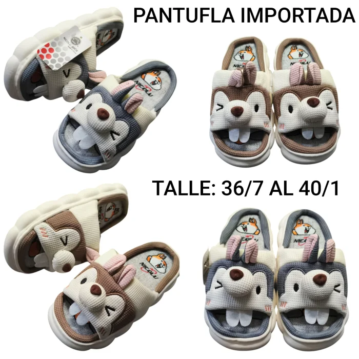 Pantufla Importada Abierta