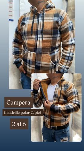 Camperas Polar C/ Piel