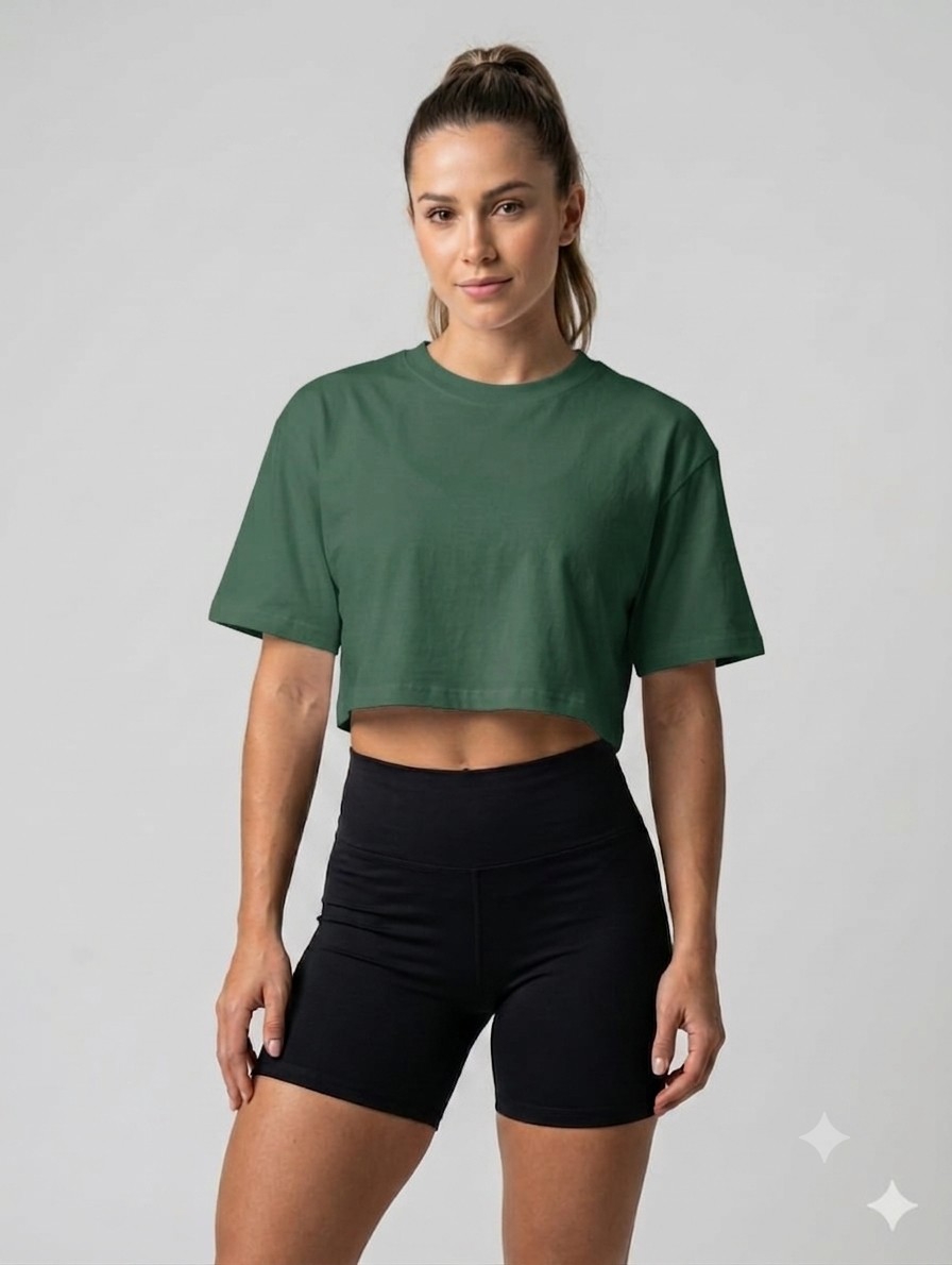 Remera Pupera Crop Algodon 24/1 - Imagen 3