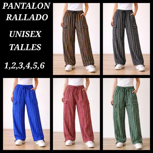 Pantalon Rallado Unisex
