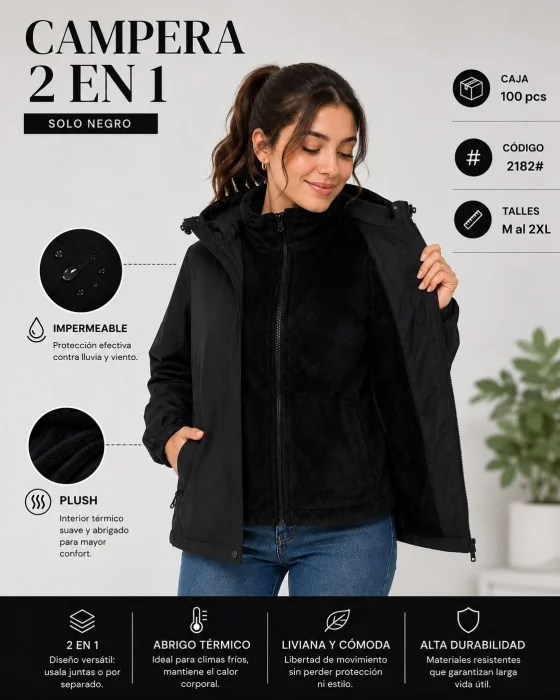 Campera 2en1 Polar