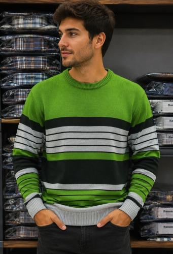 Pulover Cuello Redondo