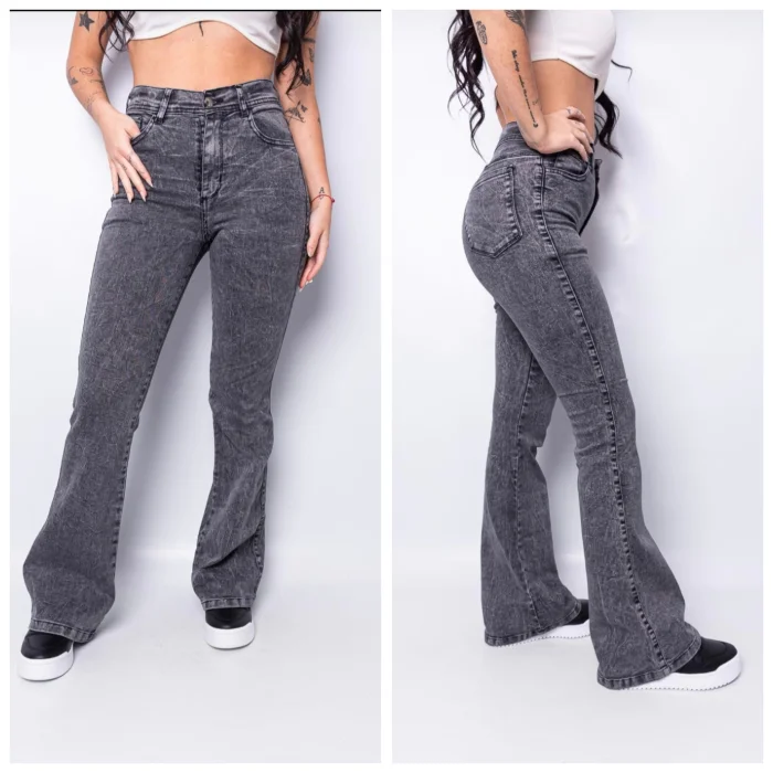 Jean  Oxford Gris Elastizado
