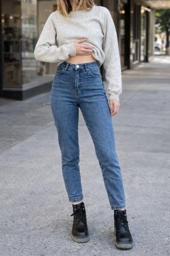 Jeans Mom Nevado