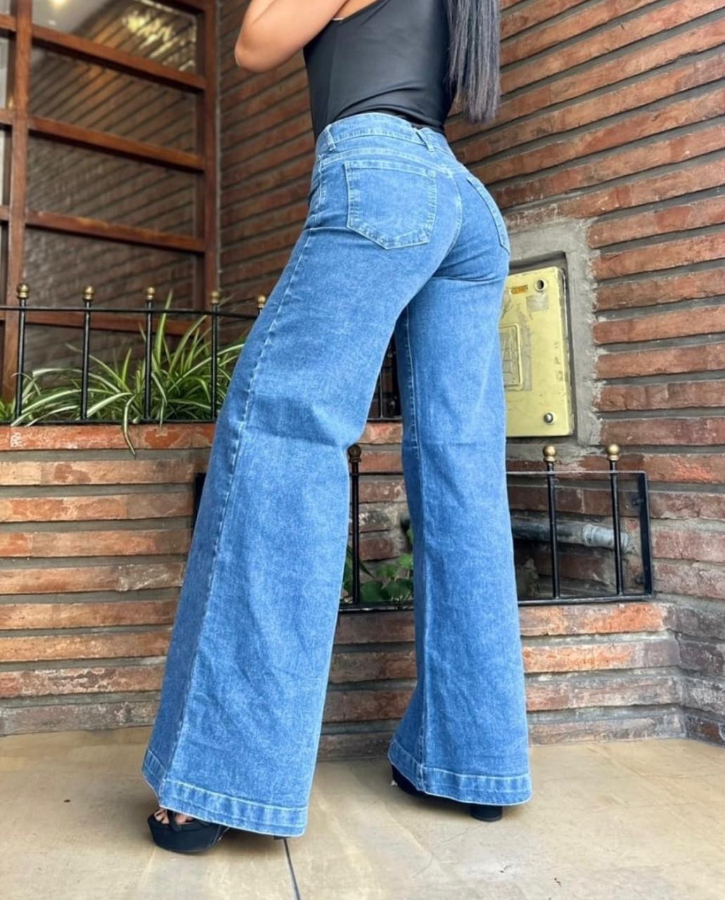 Maxi Palazo Jeans - Imagen 3