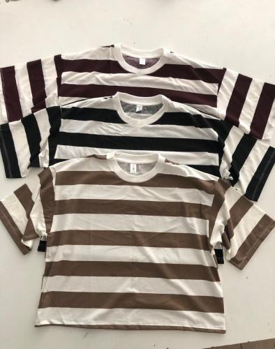 Remeras Rayadas  Boxy Fit