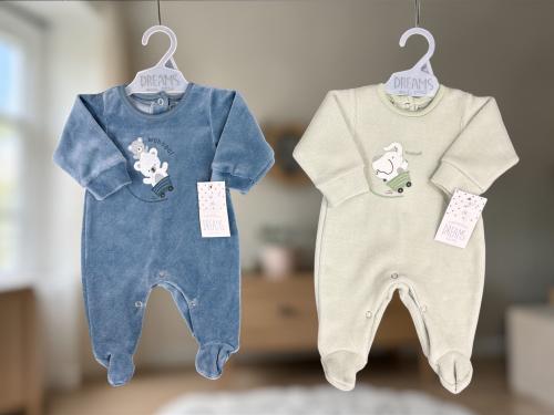 Entero Plush Mini Dreams Nene y Nena T.(s-m-l-xl) Art.510 Surtido de Colores