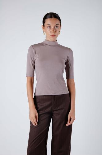 Media Polera de Tejido de Punto Manga 3/4 Anatómica