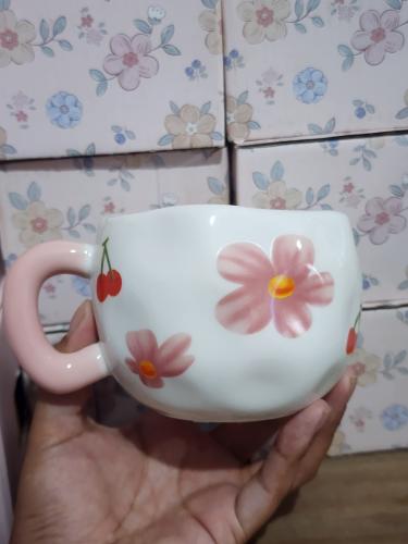 Taza Love Rosa  Importada Incluye Caja - Miniatura 1