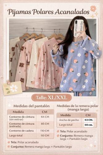 Pijama de Polar Acanalado - Miniatura 5