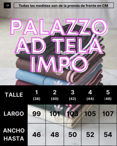 Palazzo Adidas Firebird Lycra Frisa Importada Bordado - Miniatura 3