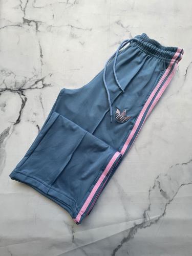 Palazzo Adidas Firebird Lycra Frisa Importada Bordado - Miniatura 8