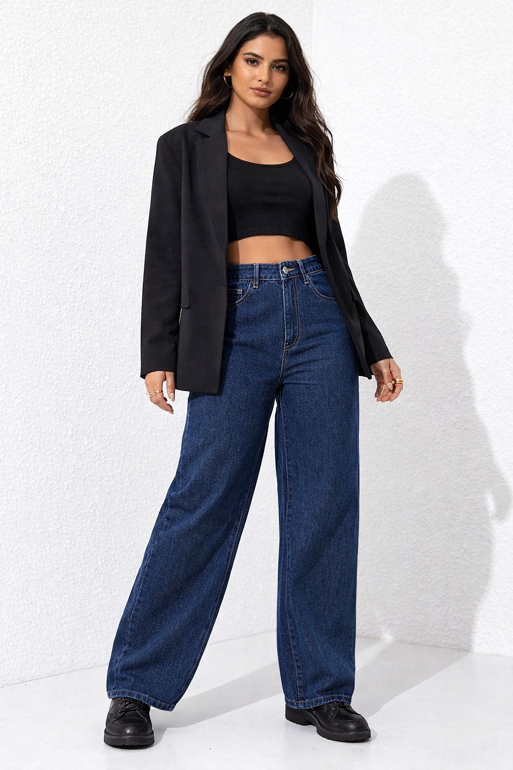 Jean Baggy Unisex Pantalon Ancho Y2k Denim 2000's Mujer Hombre Mayoristas Hotsale - Imagen 6