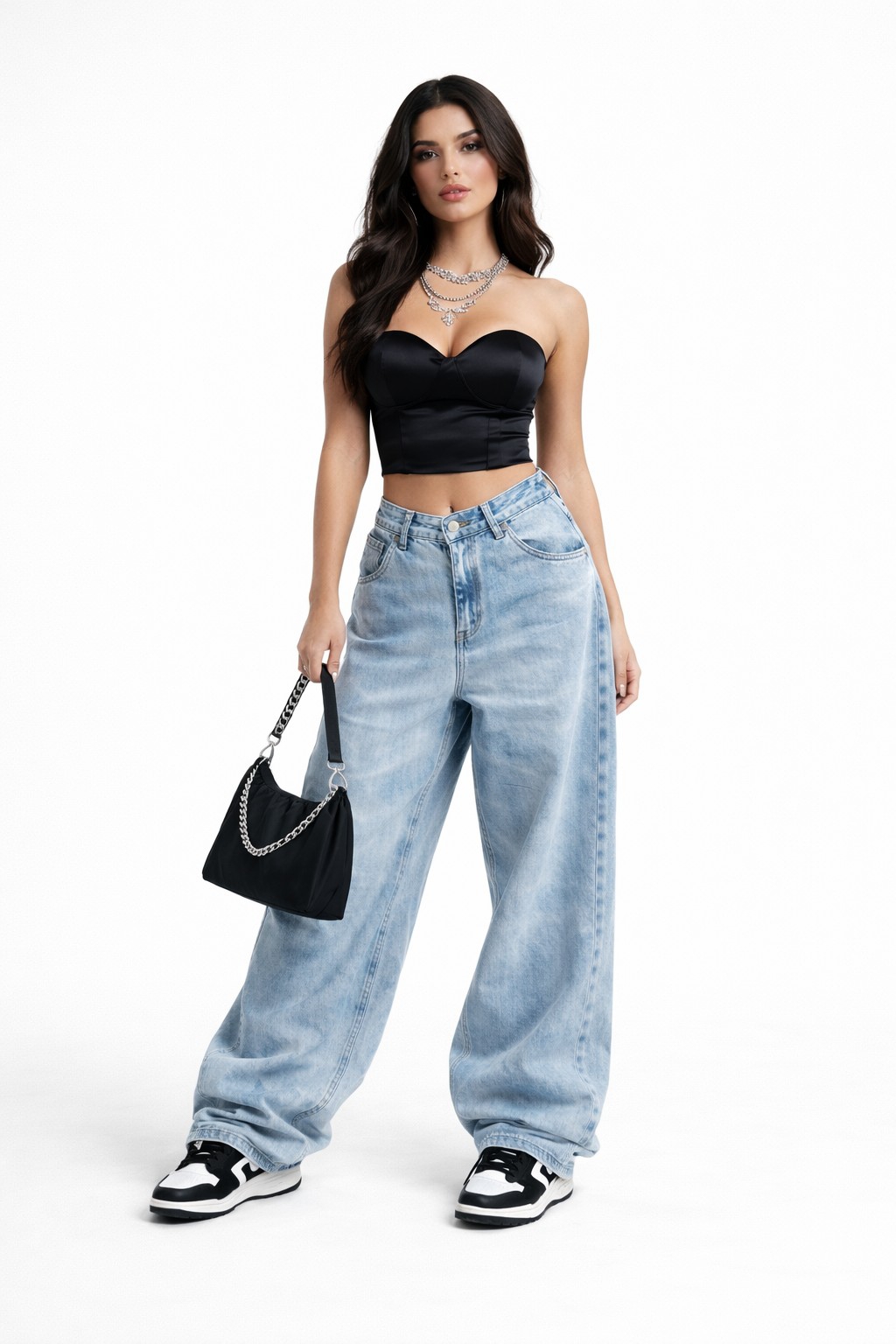 Jean Baggy Unisex Pantalon Ancho Y2k Denim 2000's Mujer Hombre Mayoristas Hotsale - Imagen 8
