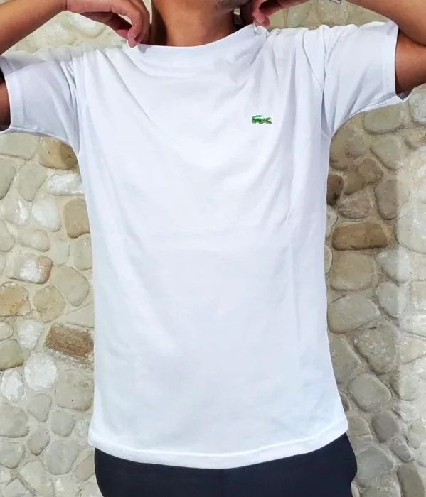 /remera Algodón Peinado Logo Bordado//m