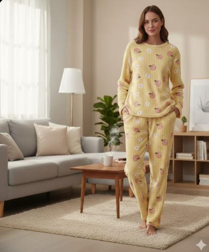 Pijama  de Dama  Polar  Importado - Miniatura 5