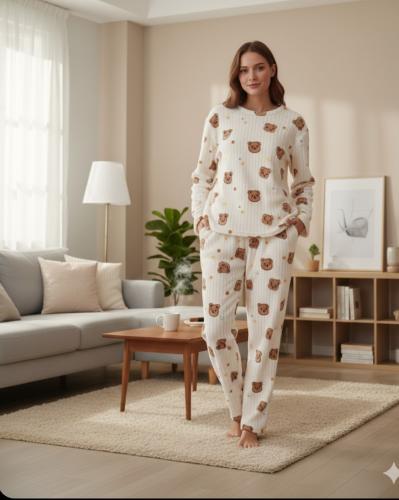 Pijama  de Dama  Polar  Importado - Miniatura 6