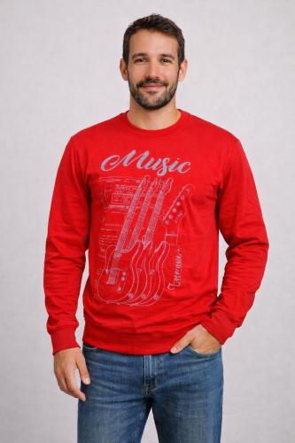 Camiseta Estampada Algodón Cardado/m - Miniatura 2