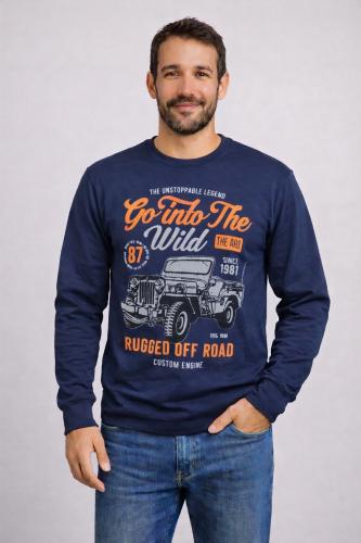 Camiseta Estampada Algodón Cardado/m - Miniatura 3