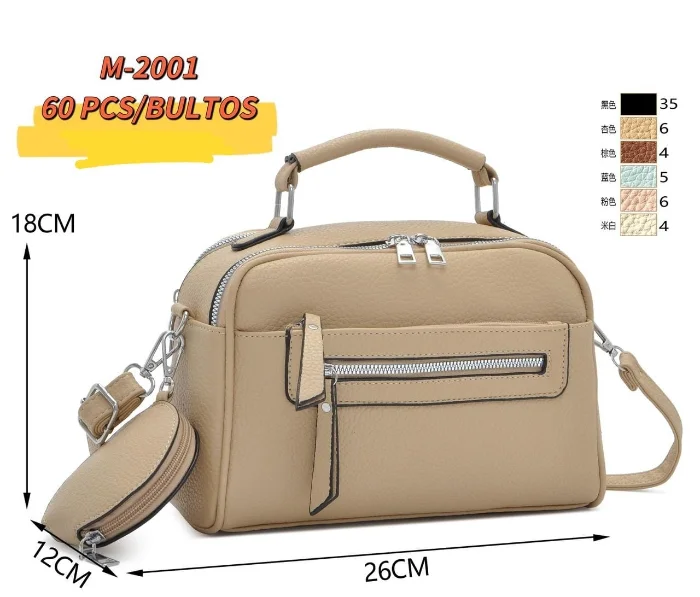Carterita Morral de Cuero Pu* 
  Execelente  Calidad