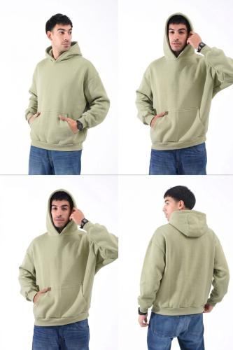 Buzos Boxy Fit Algodon Peinado Unisex - Miniatura 3
