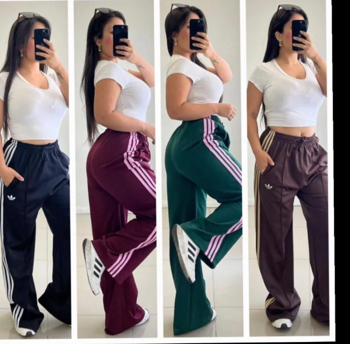 Pantalones Laycra Palzo de Dama con  Frisa