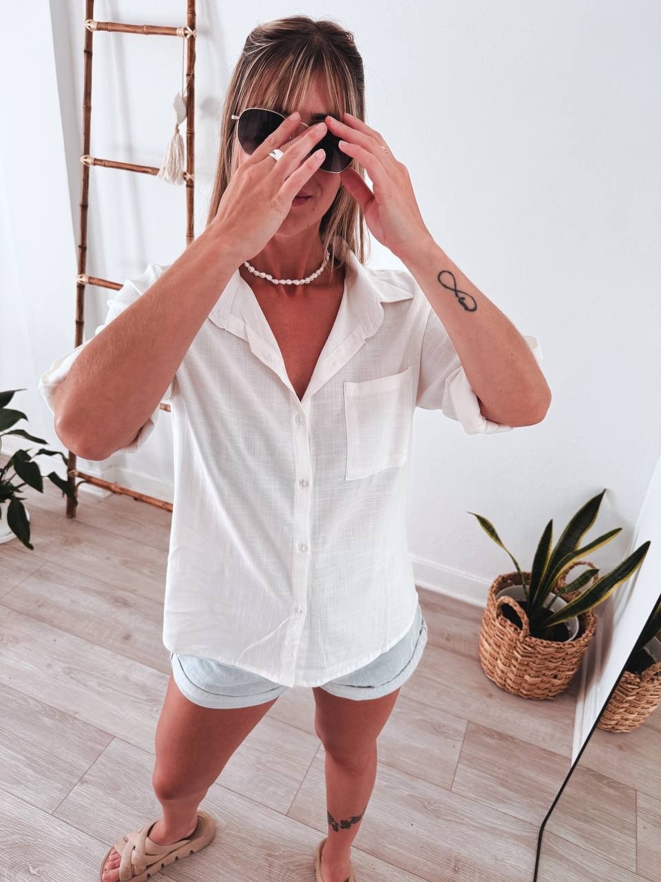 Camisa Clasica de Lino - Imagen 2
