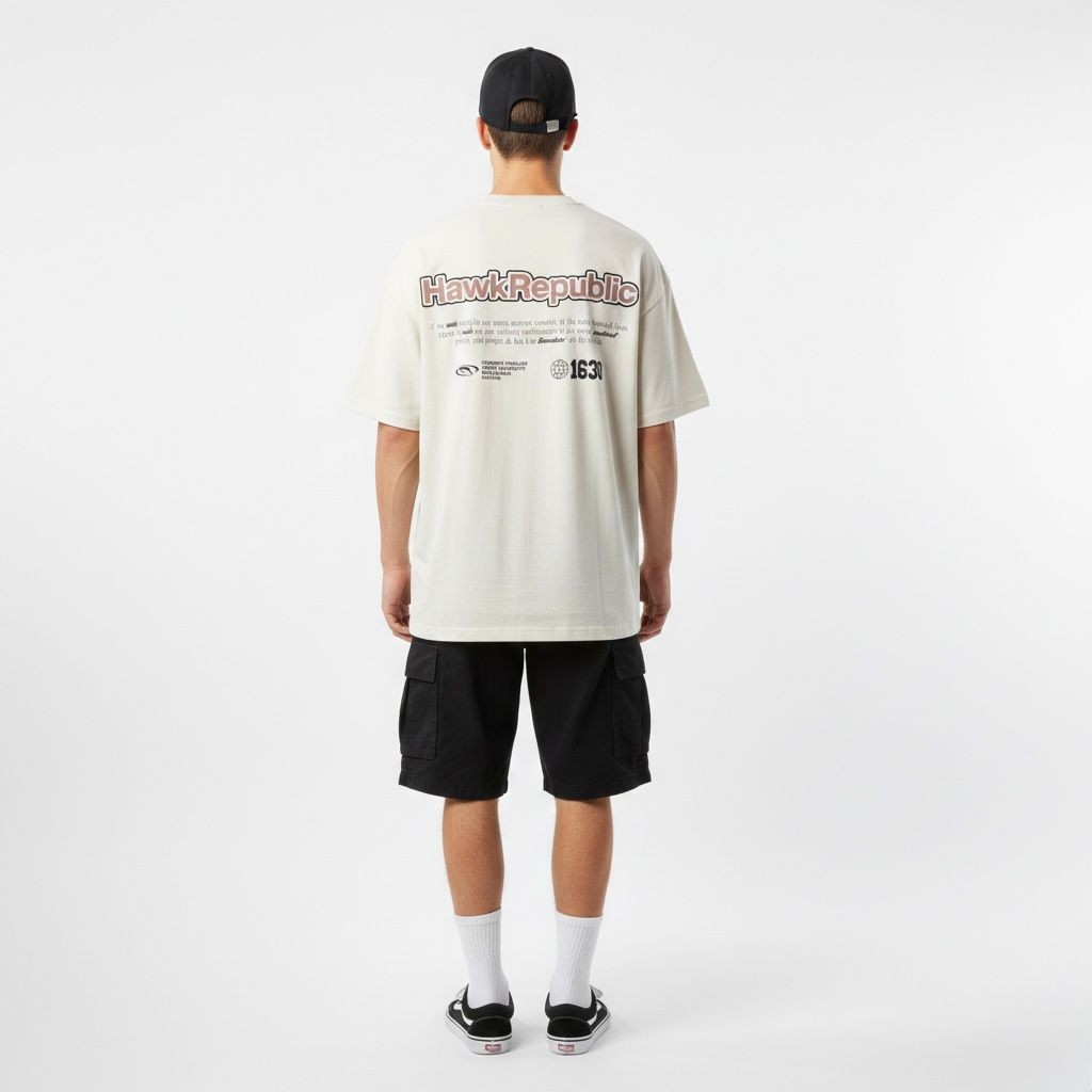 Remera Oversize Hawk Algodón Peinado - Imagen 3