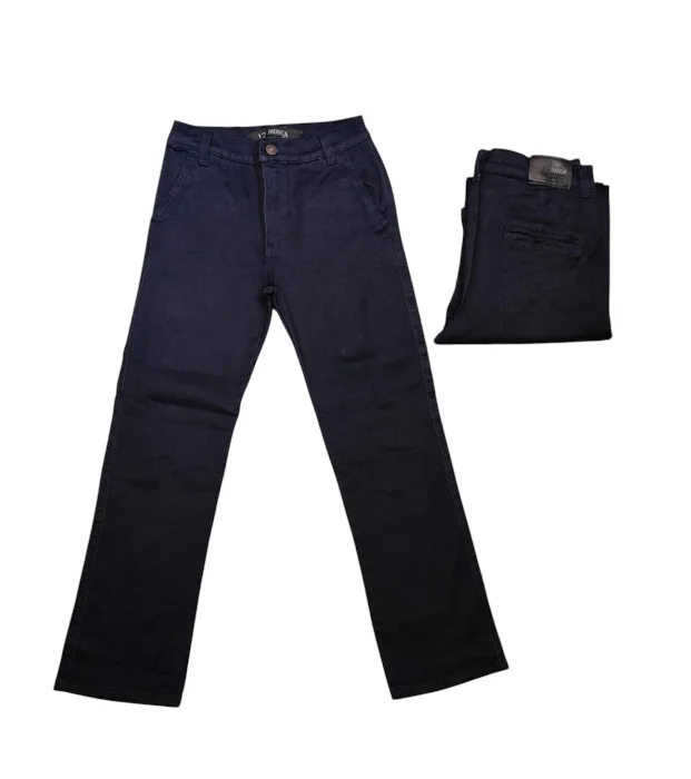 Pantalón Corte Chino Azul Marino Juvenil