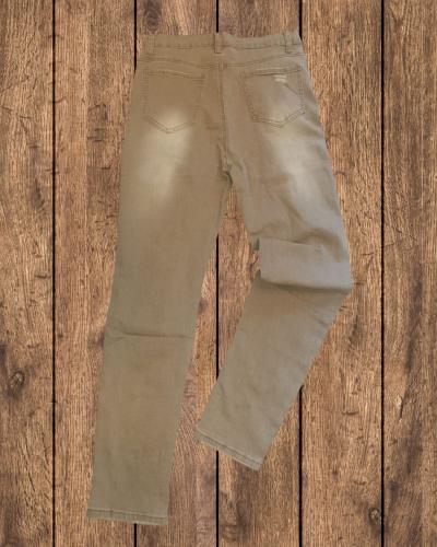 Pantalon Jeans Chupin Beige - Miniatura 2
