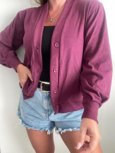 Cardigan Manga Globo