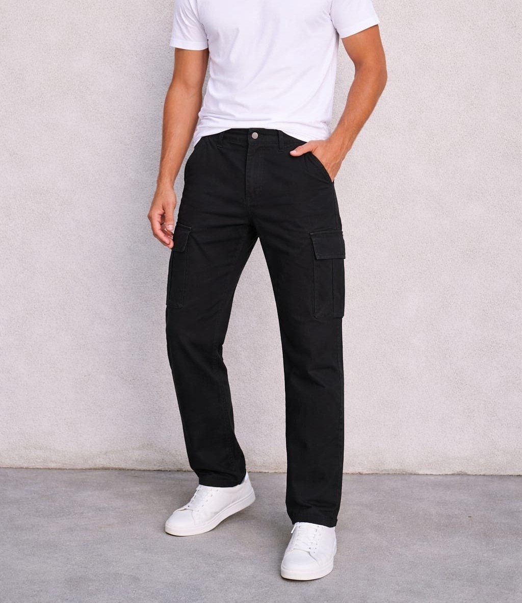 Pantalon Cargo de Gabardina - Imagen 3
