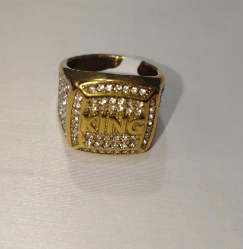 Anillos Acero Dorado