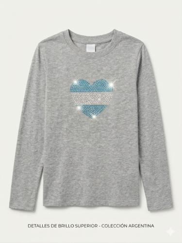 Camiseta Strass Argentina - Miniatura 3