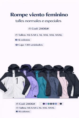 Camperas Combinada Impermeable