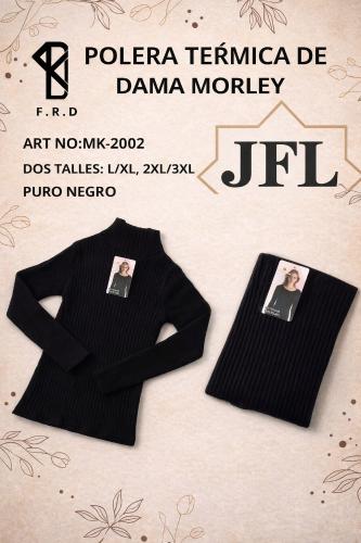 Polera Termica Morley Negro Dama