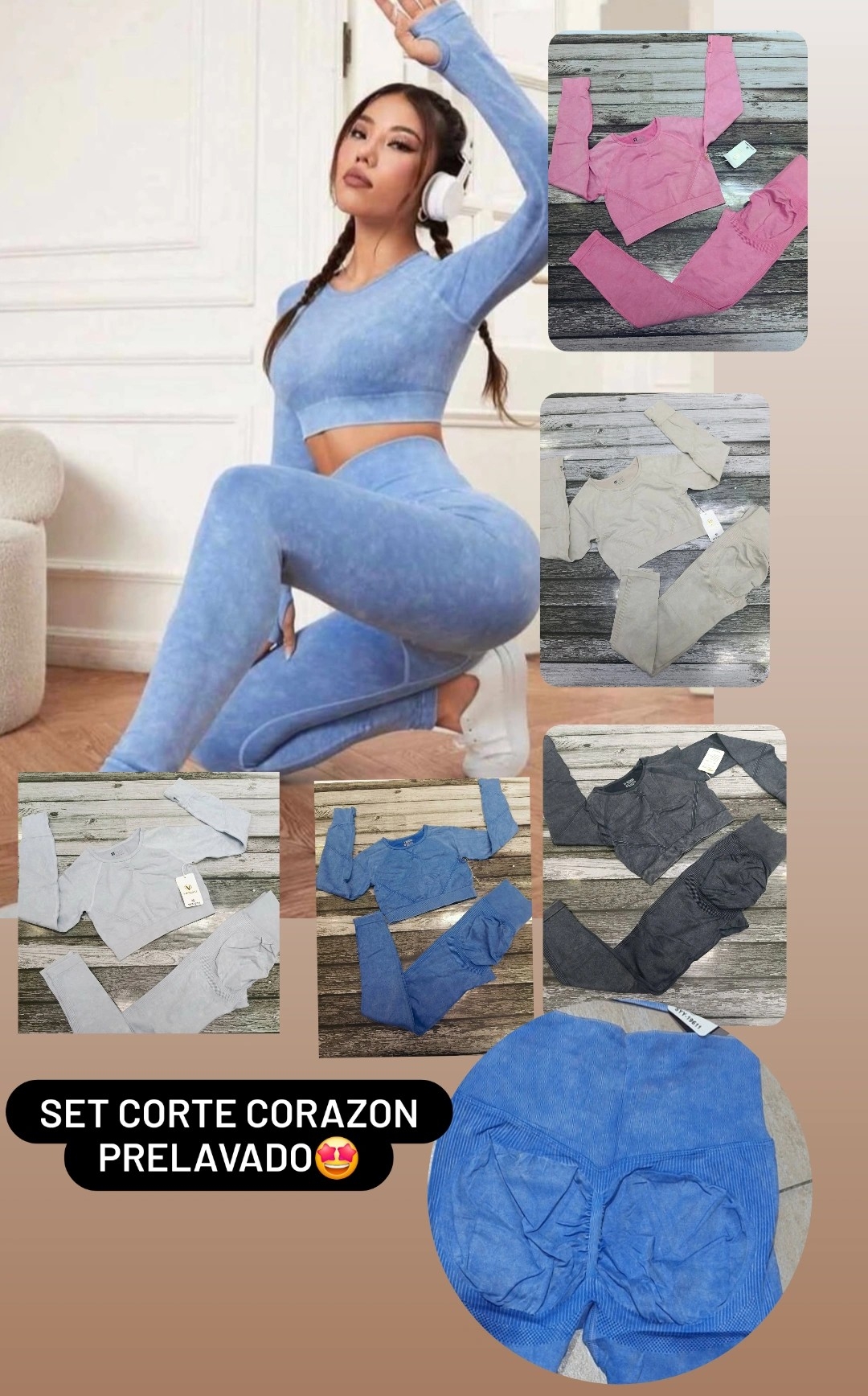 Conjunto Prelavado Corte Corazon Stilo Dfyne - Imagen 8