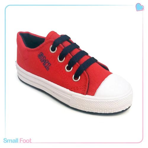 Zapatillas Lona Rojas Kids