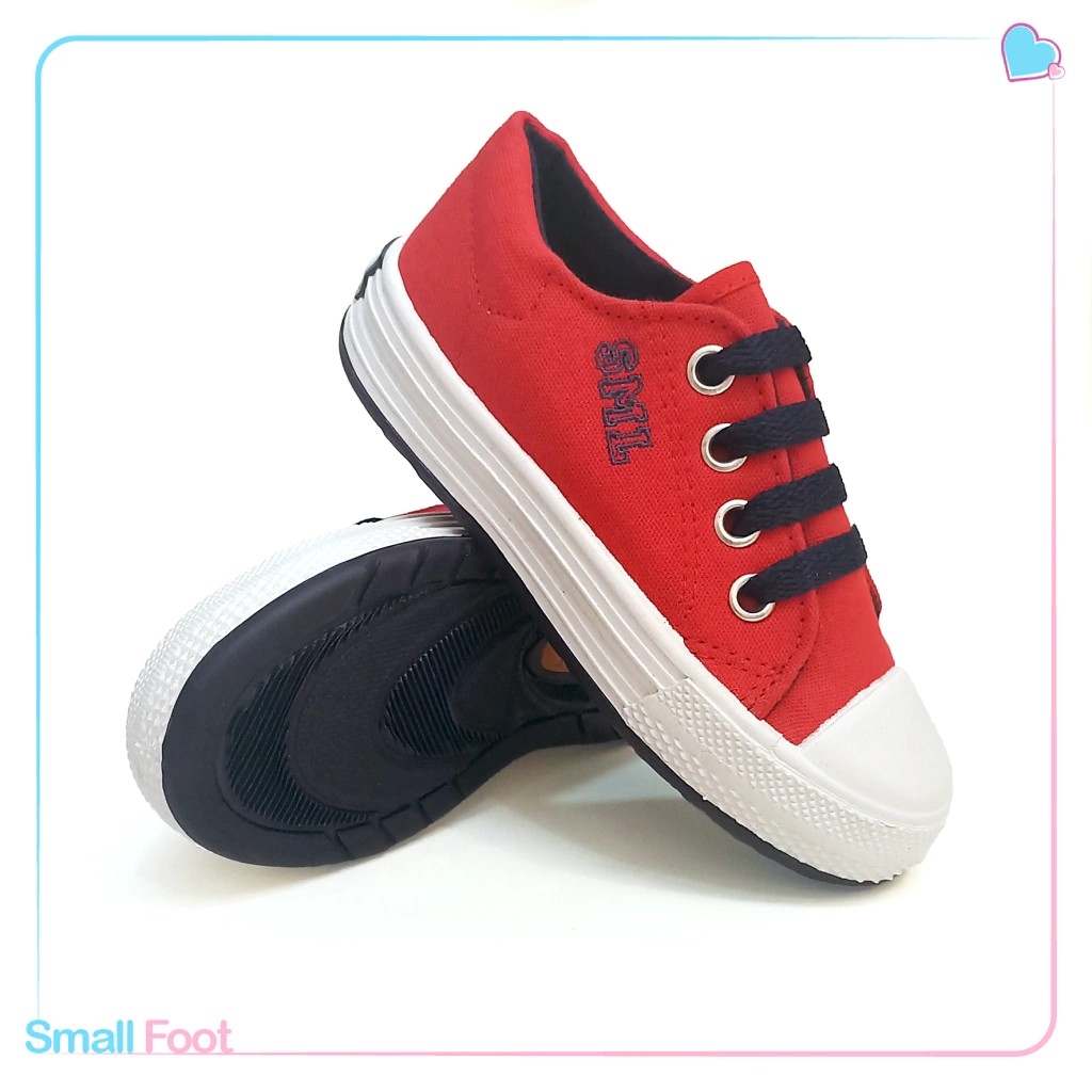 Zapatillas Lona Rojas Kids - Imagen 3