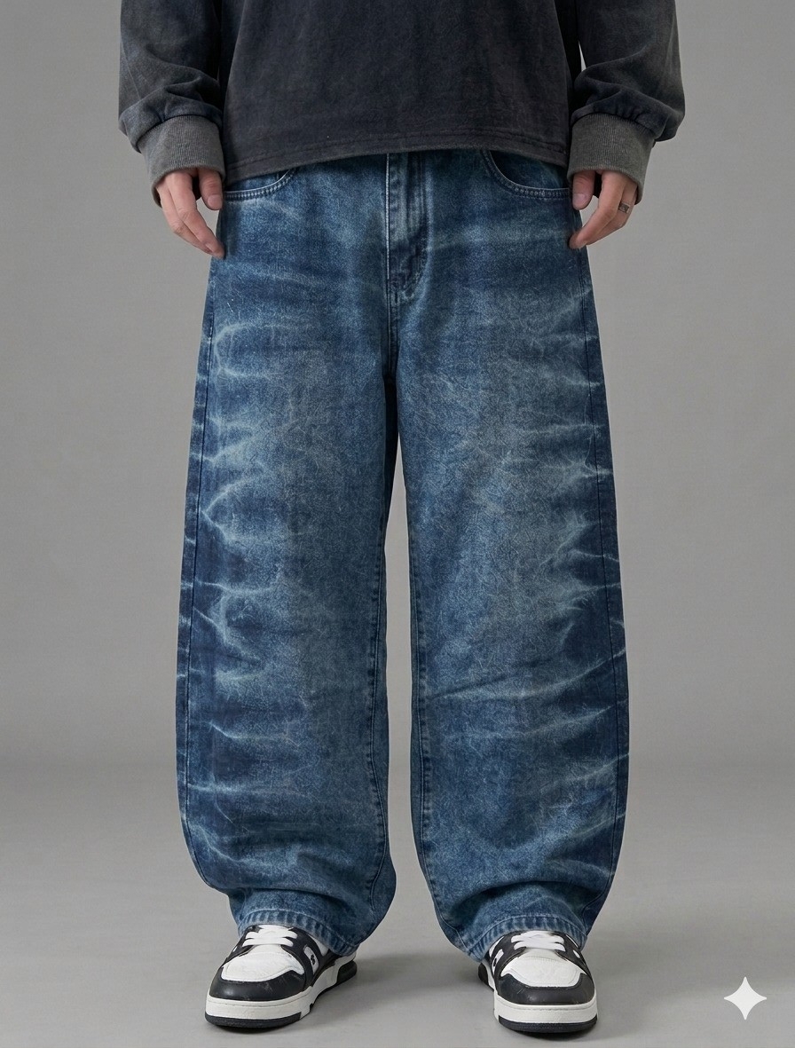 Pantalón Baggy Tie Dye Quebrado New - Imagen 1