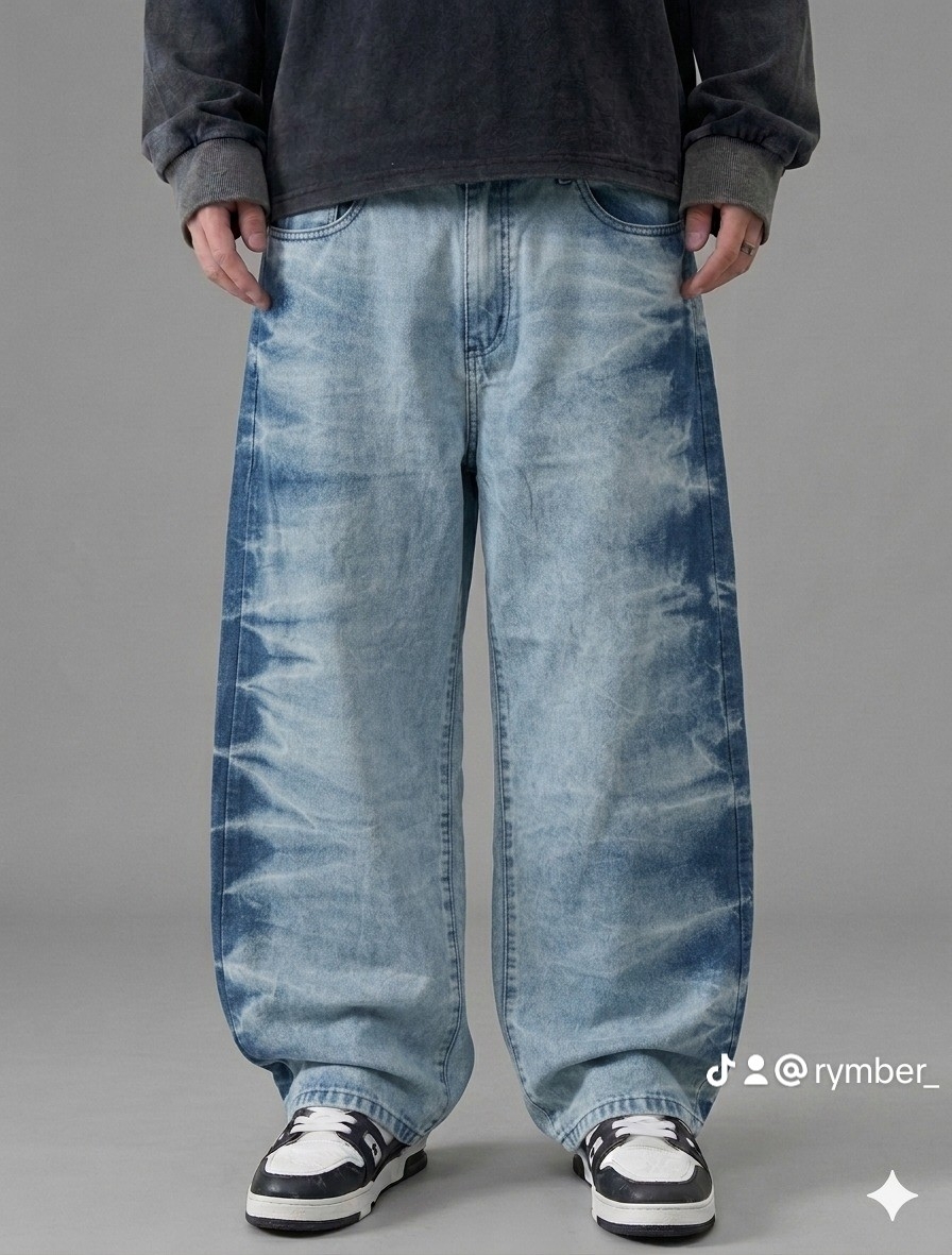 Pantalón Baggy Tie Dye Quebrado New - Imagen 2