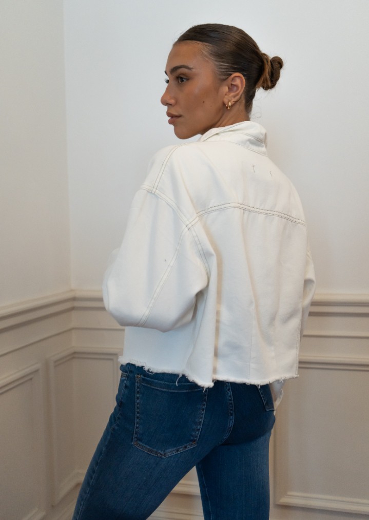 Campera Verona Deflecado Crudo - Imagen 3